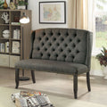 Gray 2 Seater Love Seat Bench N988