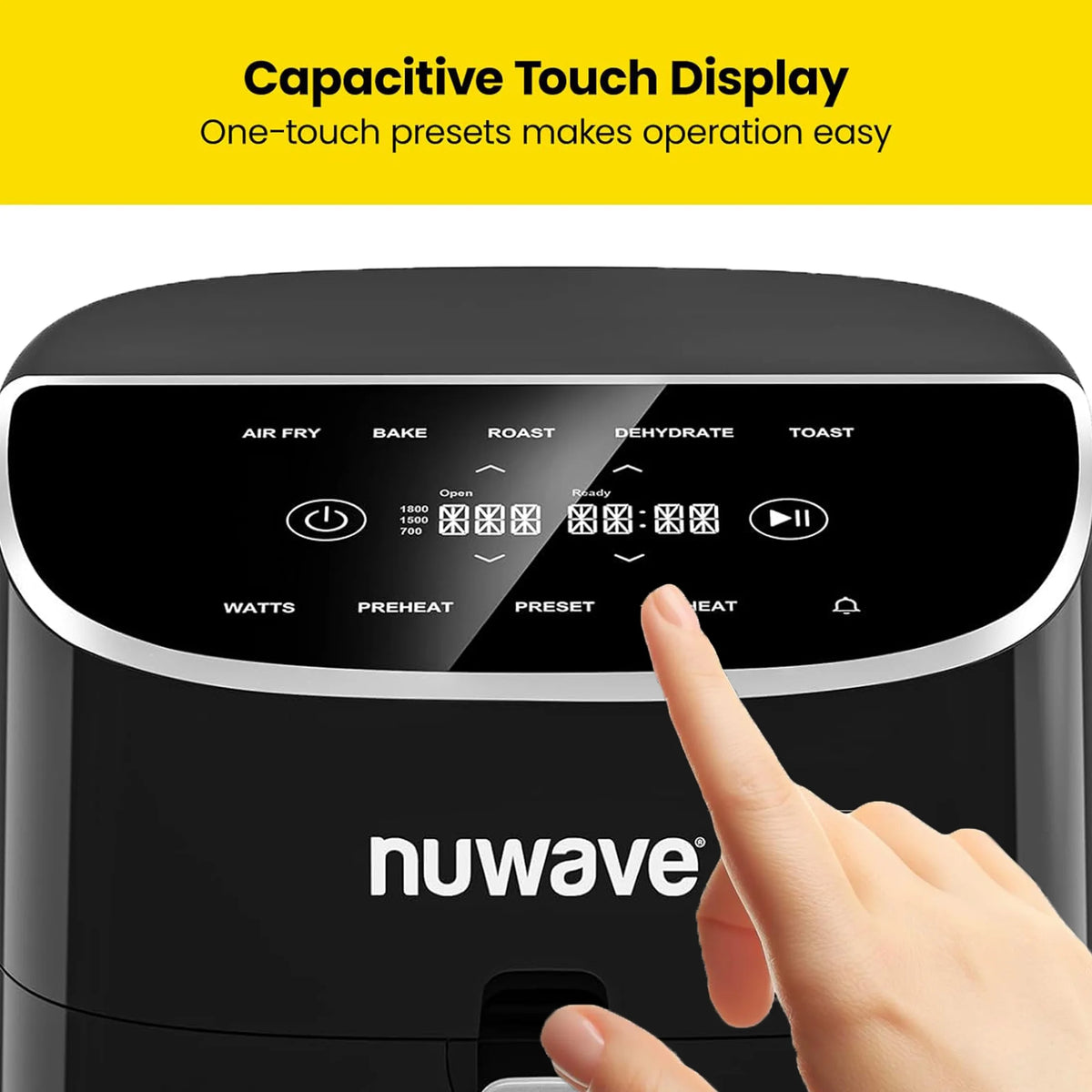 Black 8QT Digital Touchscreen Airfryer I797
