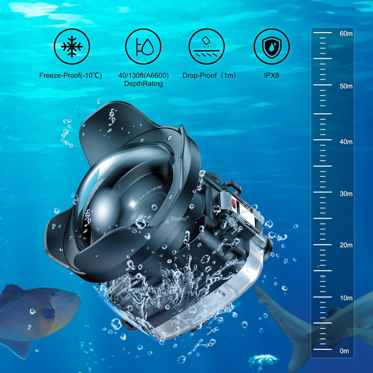 Waterproof Camera Housing for A7C H356