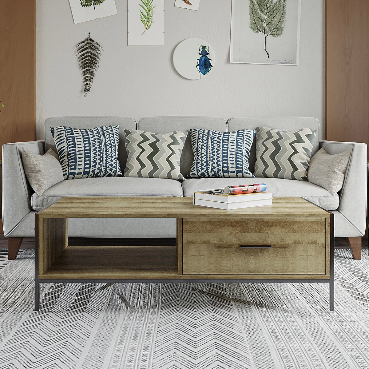 2-Piece Coffee and End Table Set E57123