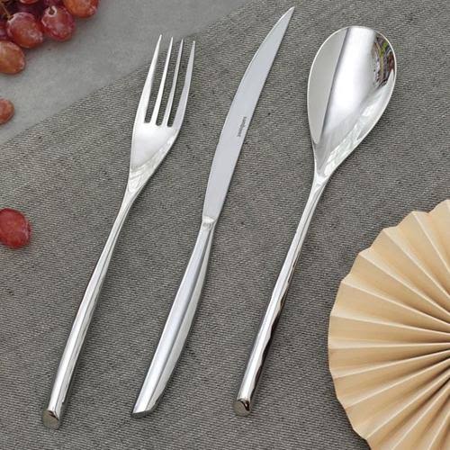 Bamboo Silverplated Soup Ladle N57996