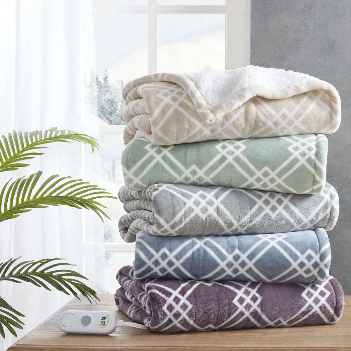 Ultra Soft Plush Electric Heated Throw Blanket 50"x 60" U472539