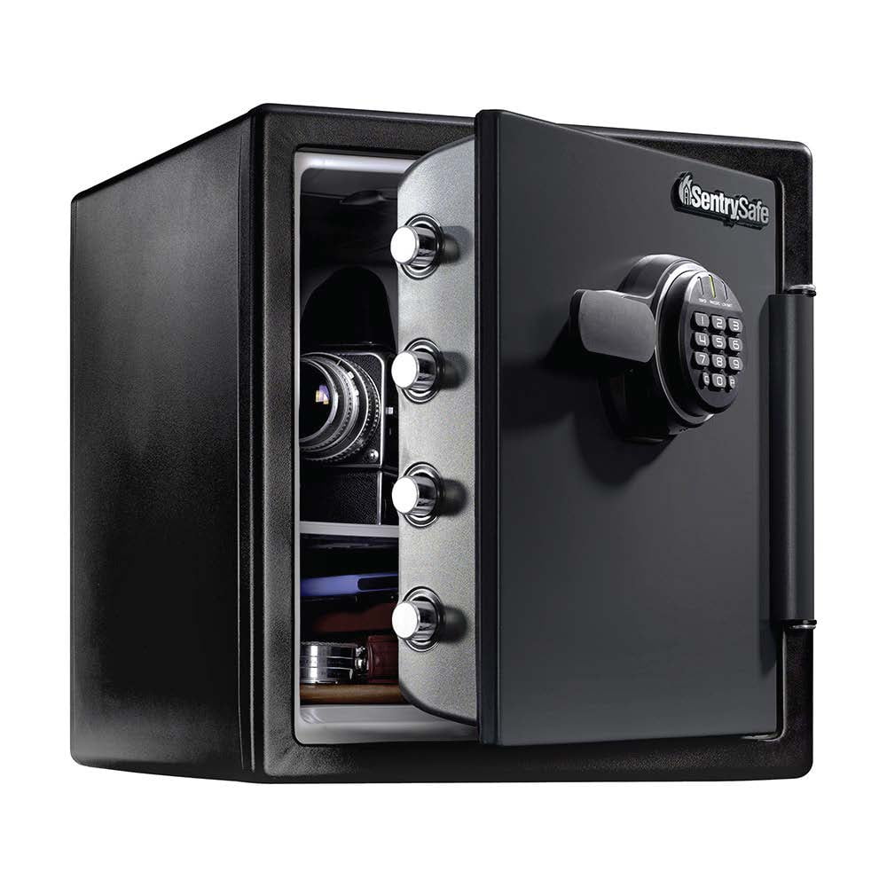Water and Fire Resistant Safe with Digital Keypad Lock, 1.23 Cu. ft. Q577