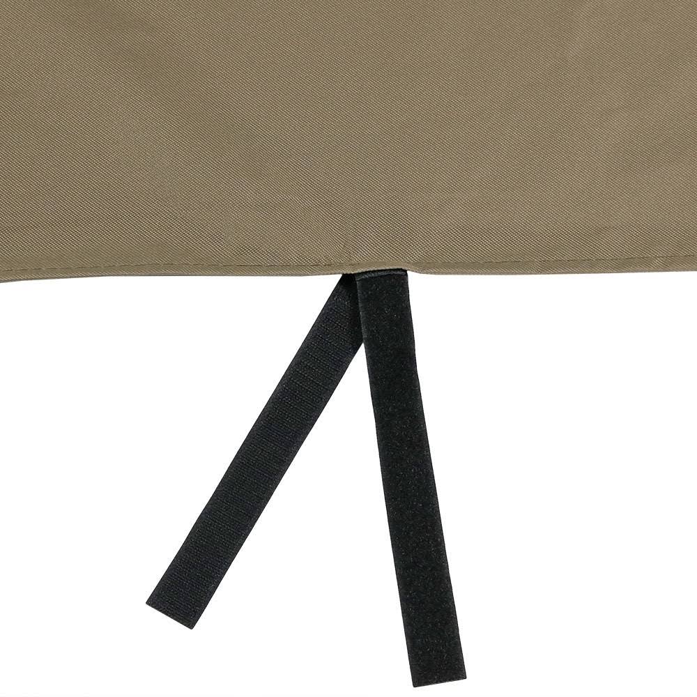 Khaki Steel Firewood Log Hoop with Cover M87934