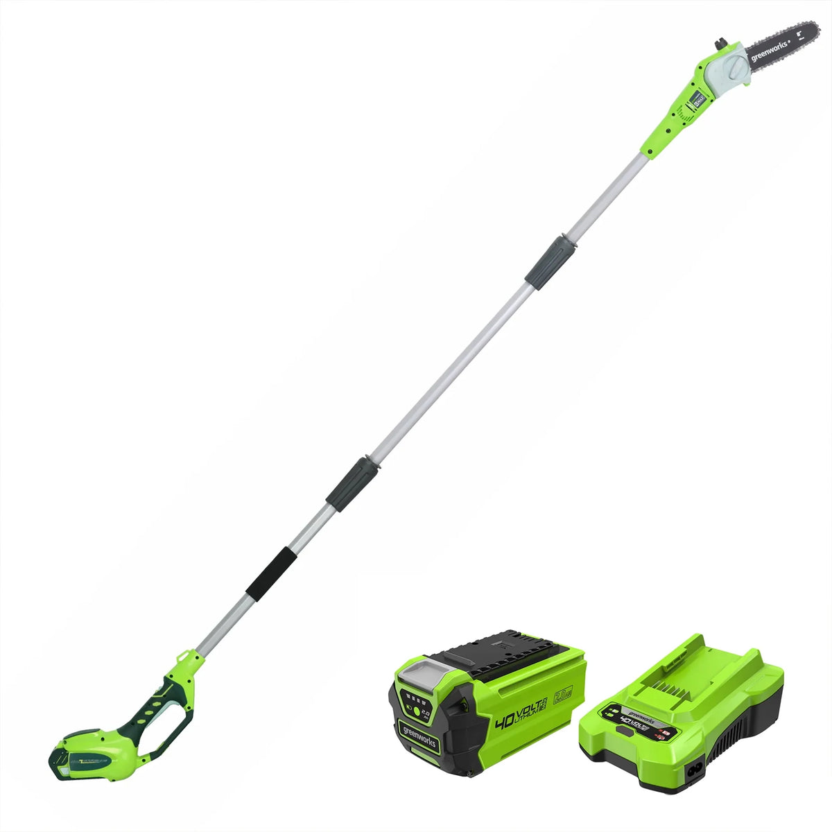 40V Cordless Battery Powered Pole Saw with 2.0 Ah Battery & Charger J7299