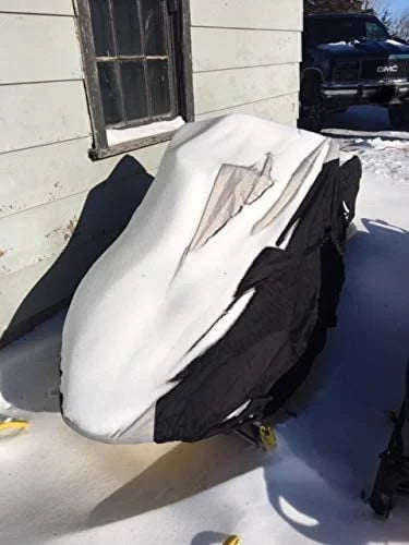 Snowmobile Cover with Built-in Securing Straps P56948