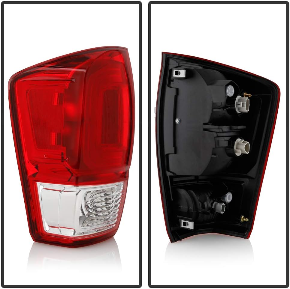 Red Clear Rear Tail Lights Brake Lamps Assembly Pair Set Q932065
