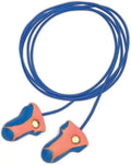Orange and Blue Corded Foam Earplugs, Pack of 100 V857