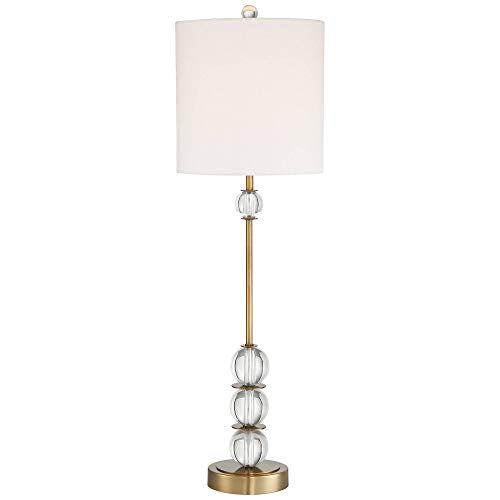 Modern Art Deco Buffet Table Lamp with USB Dimmer Cord U943082
