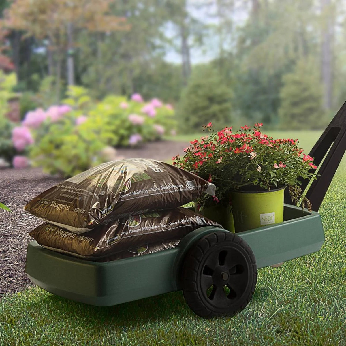 Green Flat Bed Cart W219714