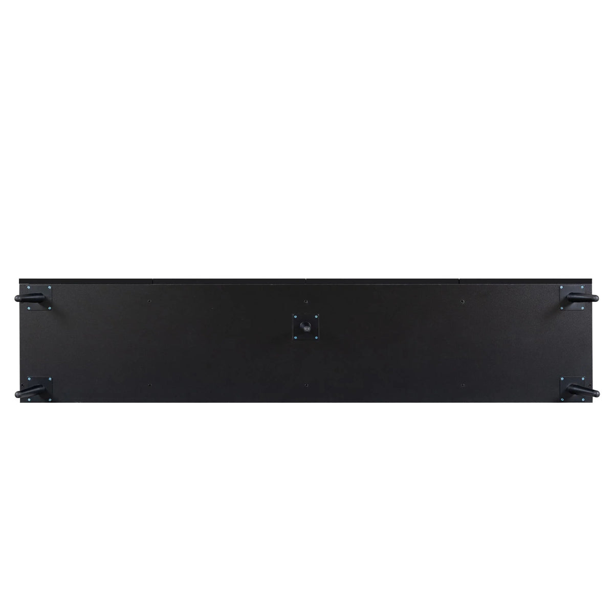 Black TV Stand with LED Lights and Storage Drawers H283