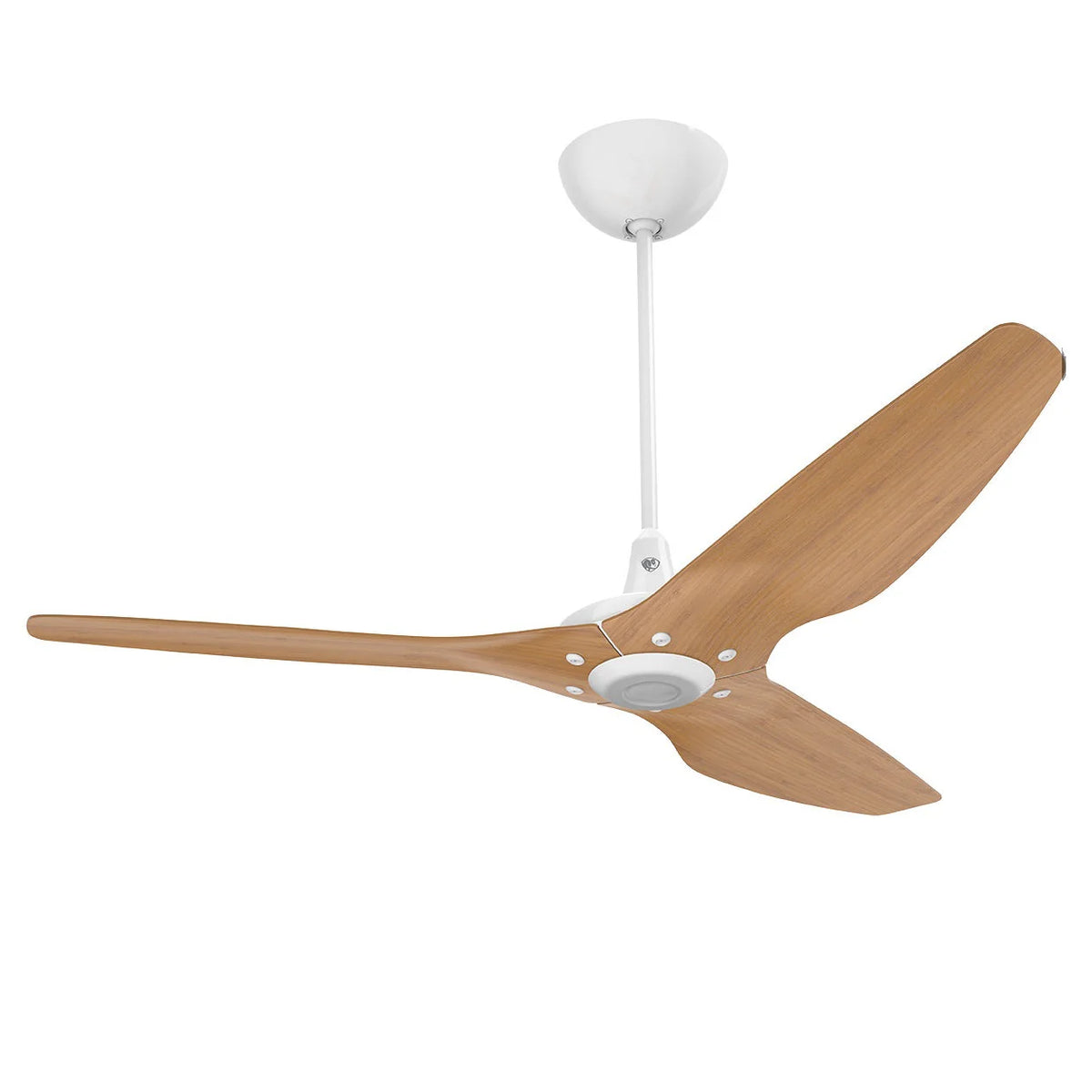 60 Ceiling Fan with Bamboo Blades and White Finish C521872