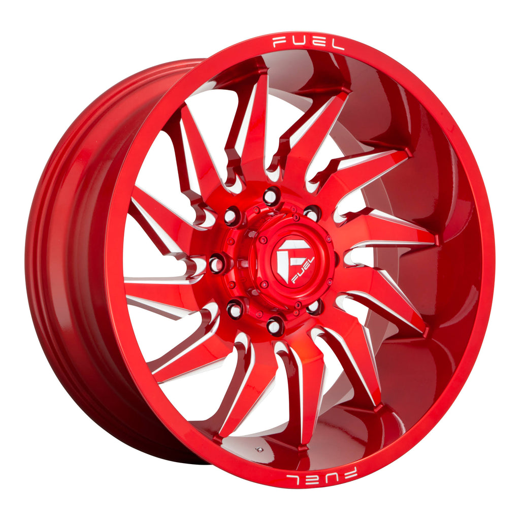 Candy Red Milled 20x9 8x165.1 20mm Wheel T26761