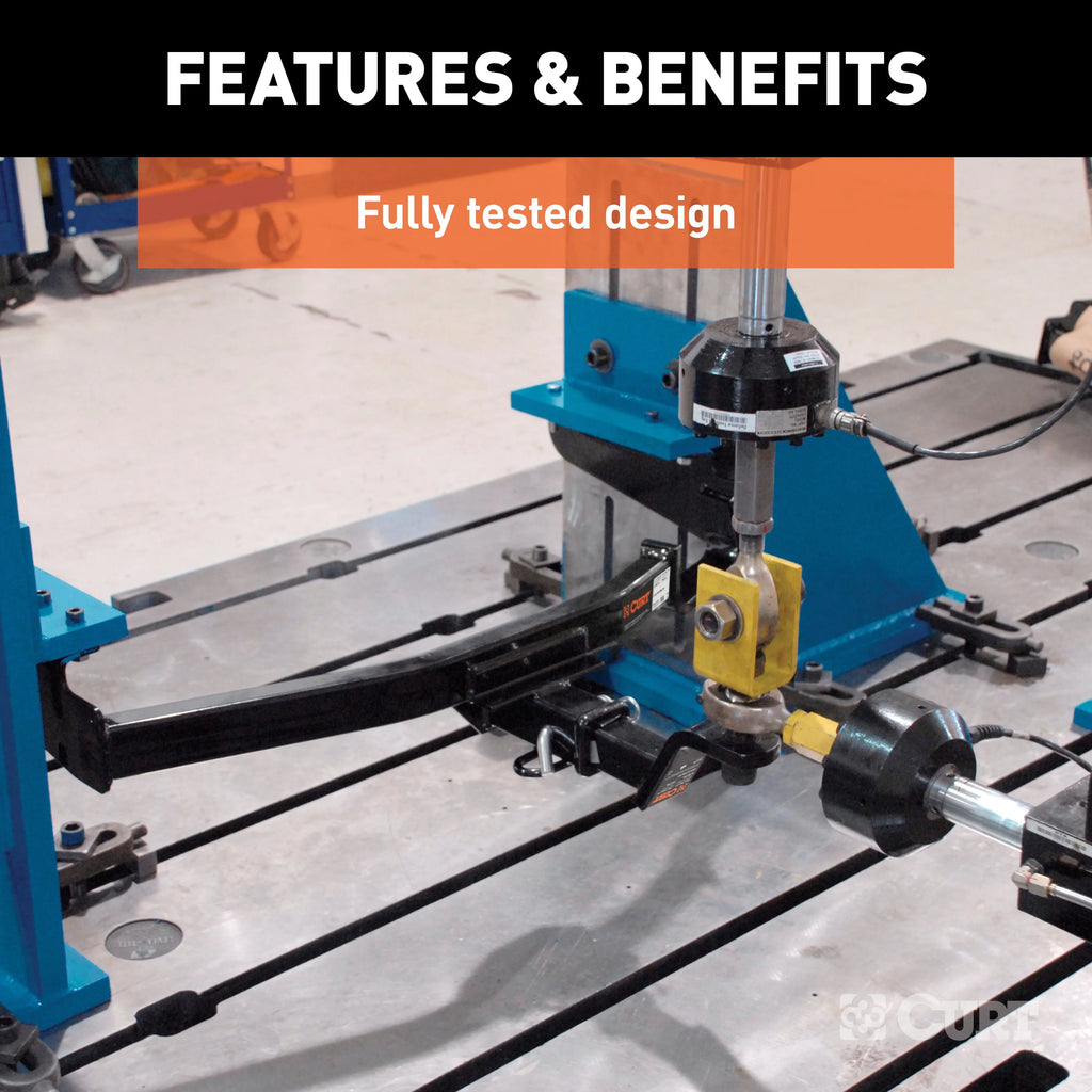 Class 2 Trailer Hitch with Installation Hardware, Pin & Clip A3555