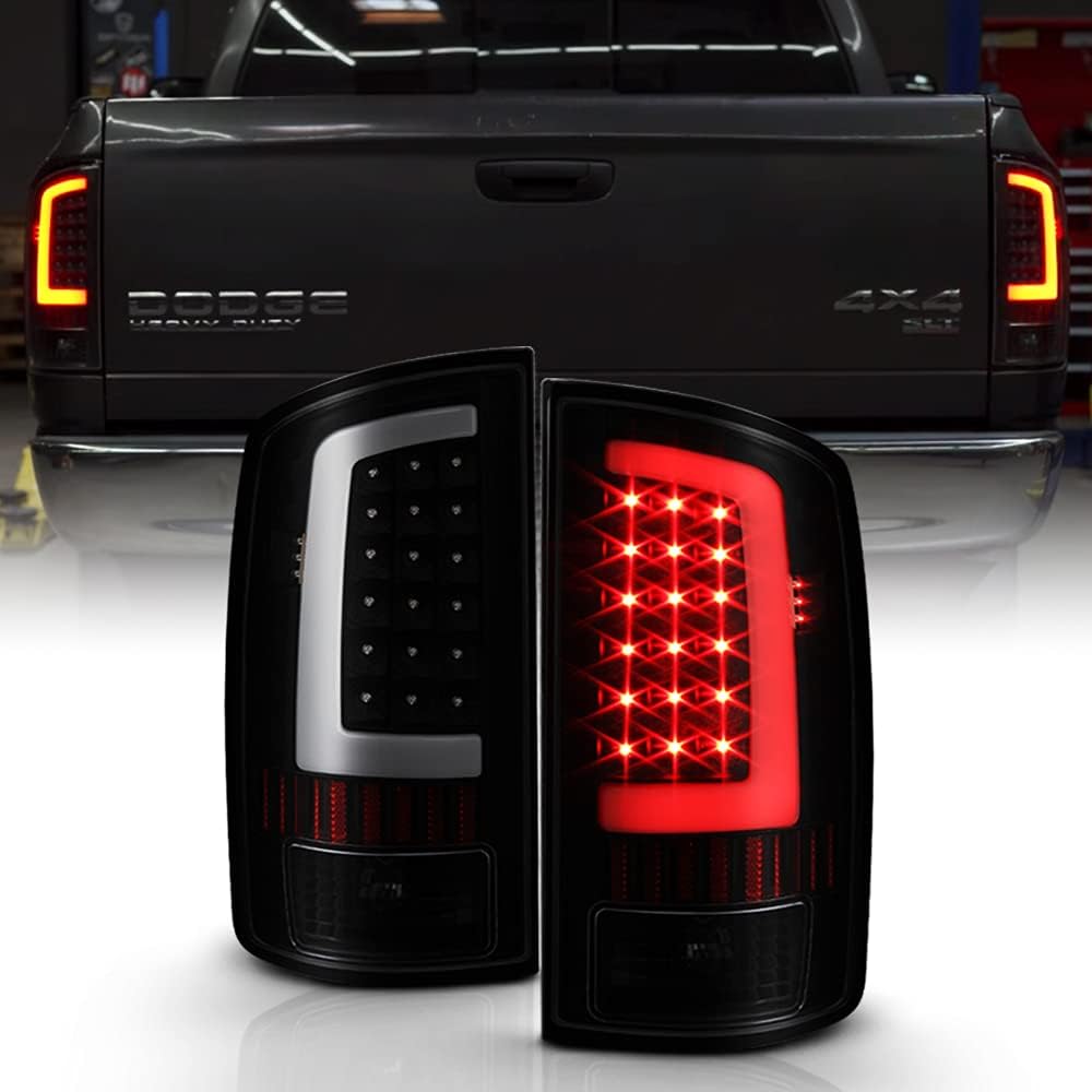 Black Housing Smoked Lens LED Tail Lights F6903