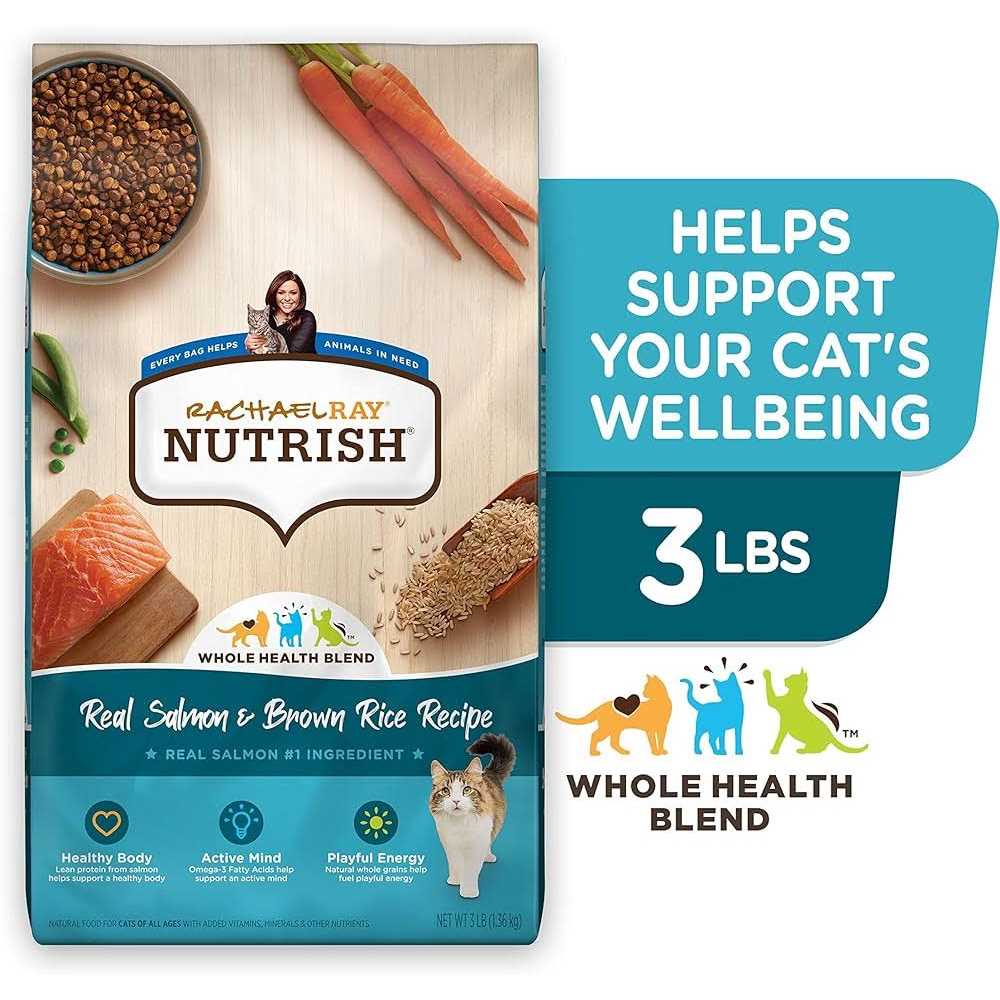 Salmon Brown Rice Recipe Dry Cat Food G3050