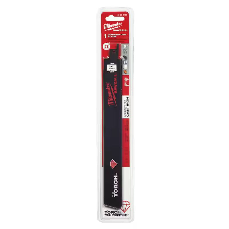9 in. Diamond Grit Reciprocating Saw Blade P8425
