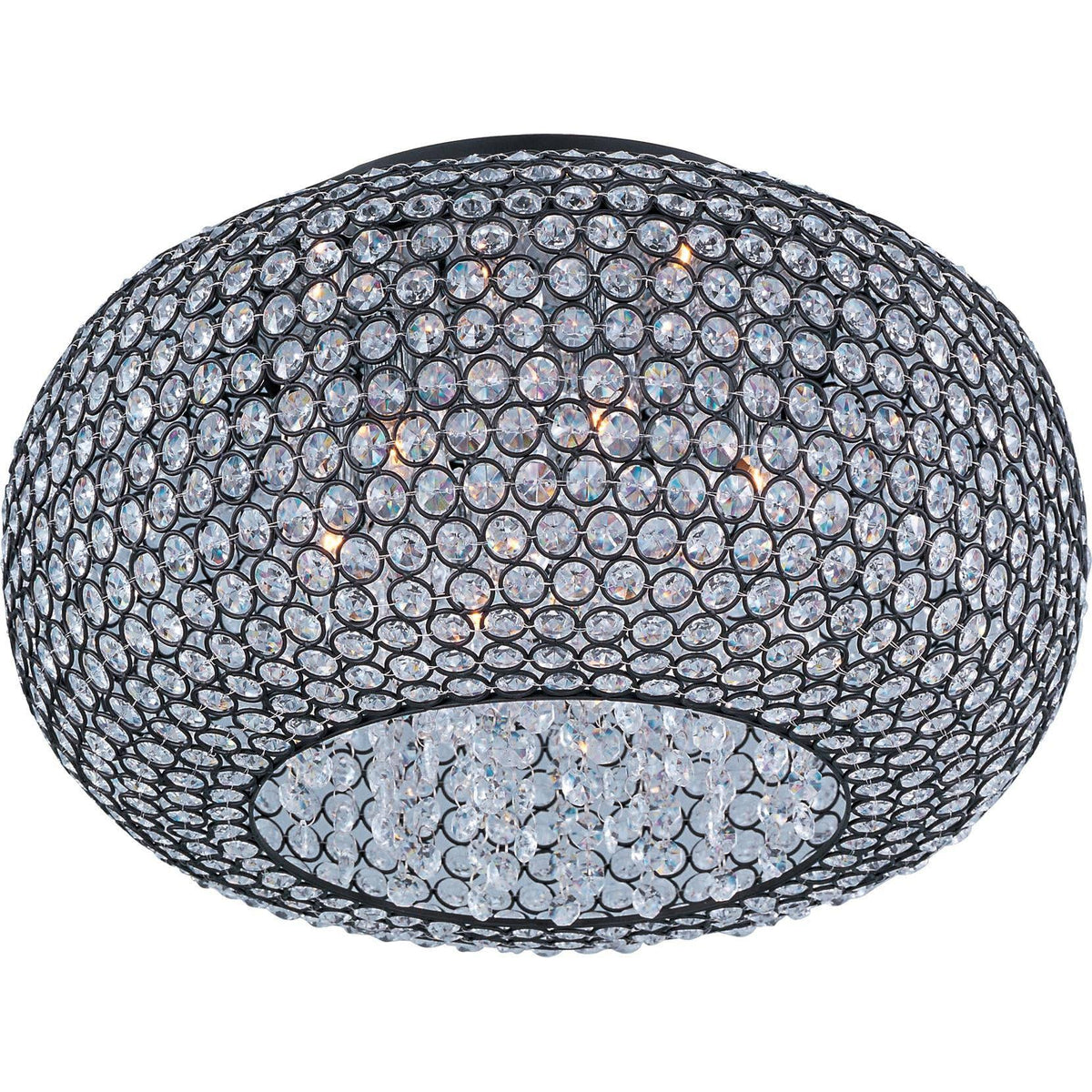 Bronze 6-Light Flush Mount F986