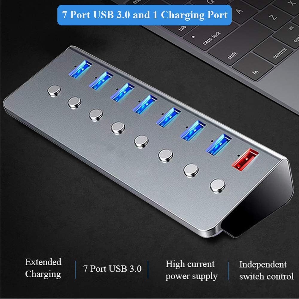USB 3.0 Hub 8 Port with LED O4260