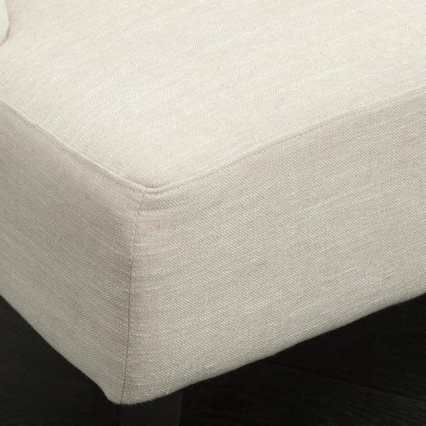 Light Beige Fabric Settee K15567