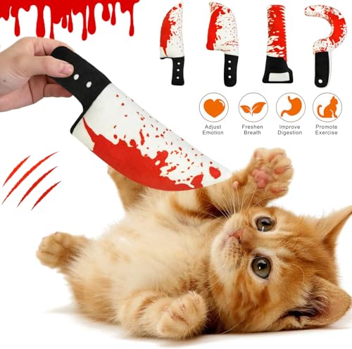 6 Pcs Christmas Catnip Plush Cat Toys V7275