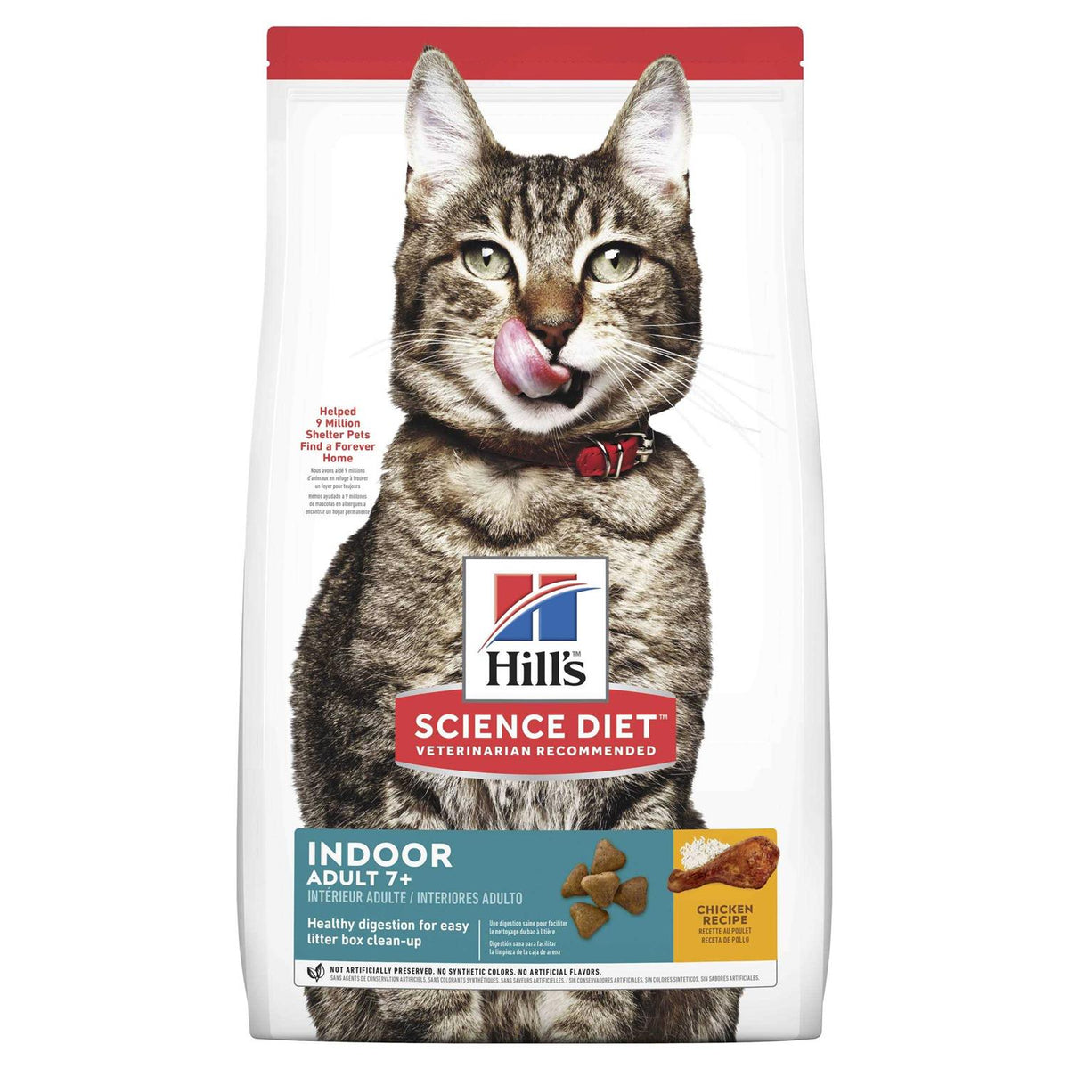 Adult 7+ Indoor Dry Cat Food T5424