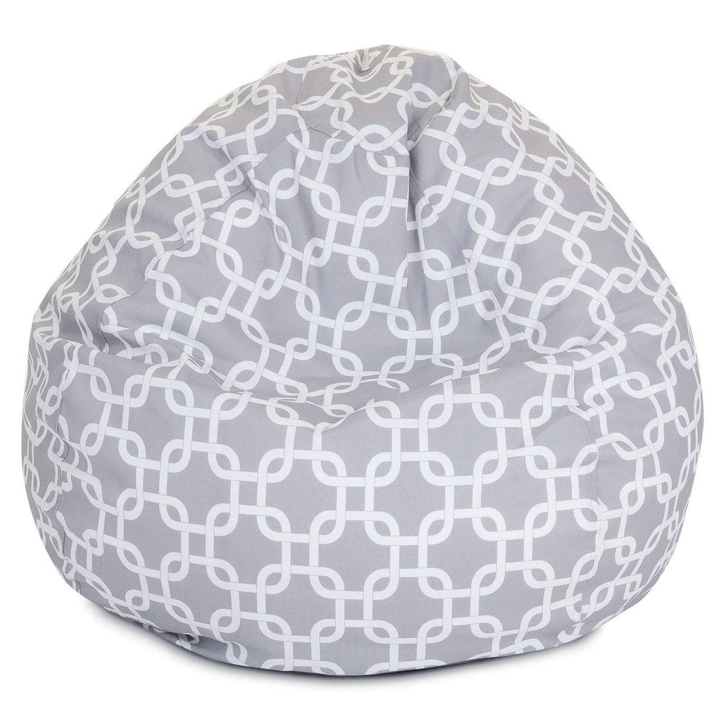Gray Large Bean Bag Chair Q2548