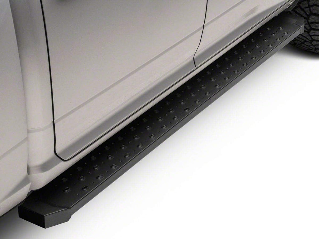 Black Steel Running Boards N821