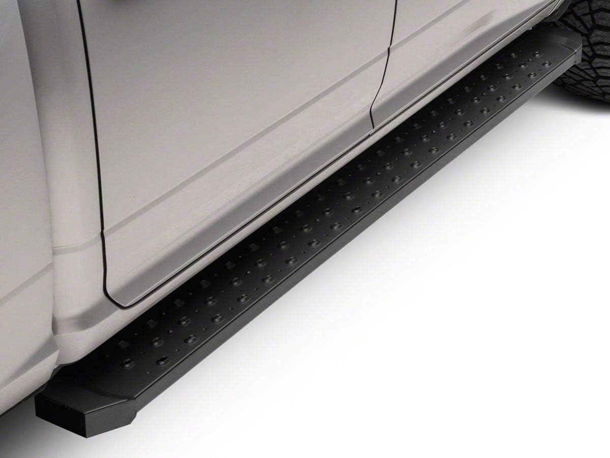 Black Steel Running Boards N821