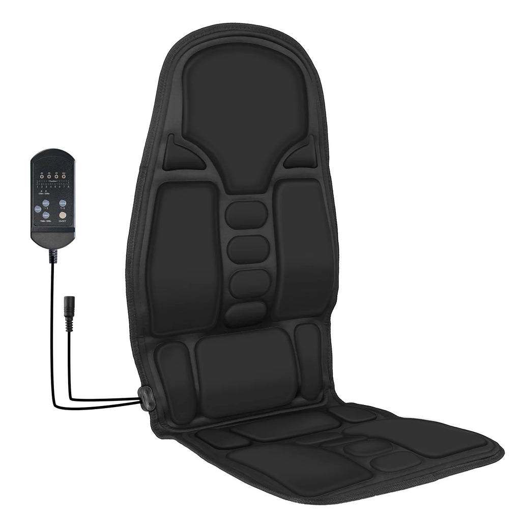 Black Heated Vibration Massage Seat Cushion L218221
