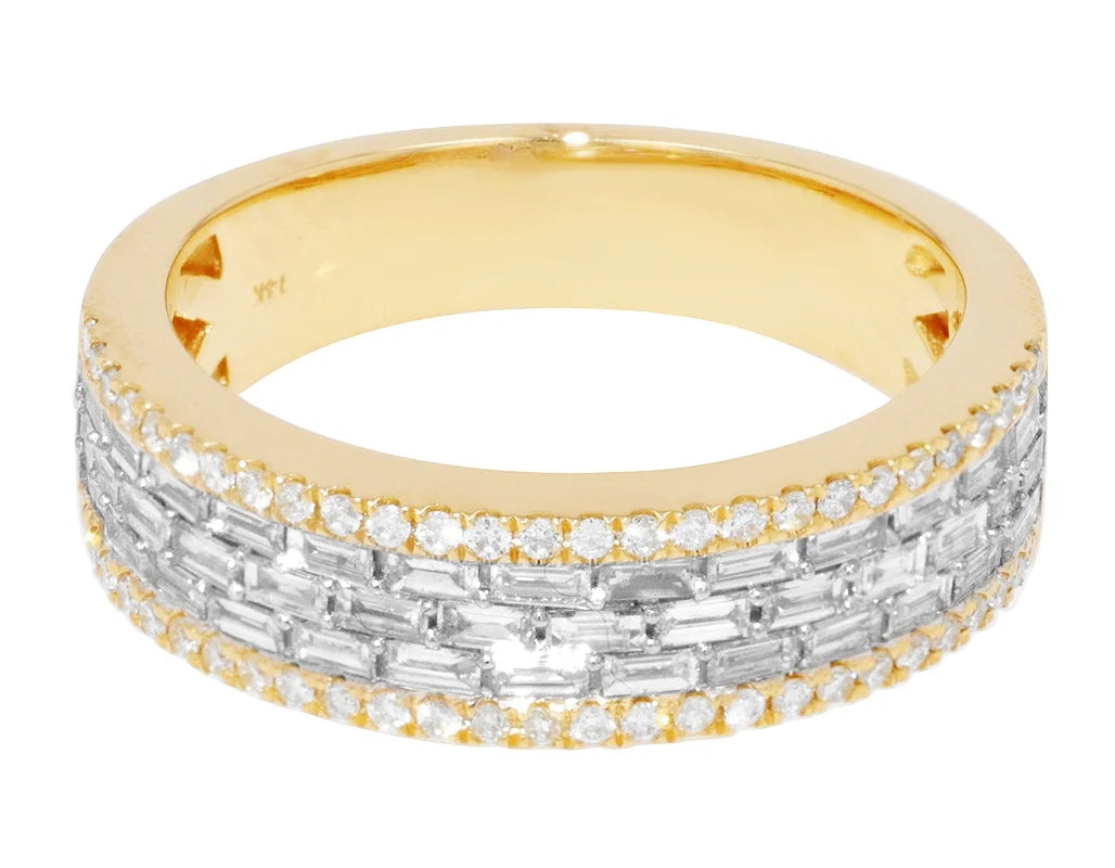 1.2CT Diamond Ring 14k Yellow Gold U743999