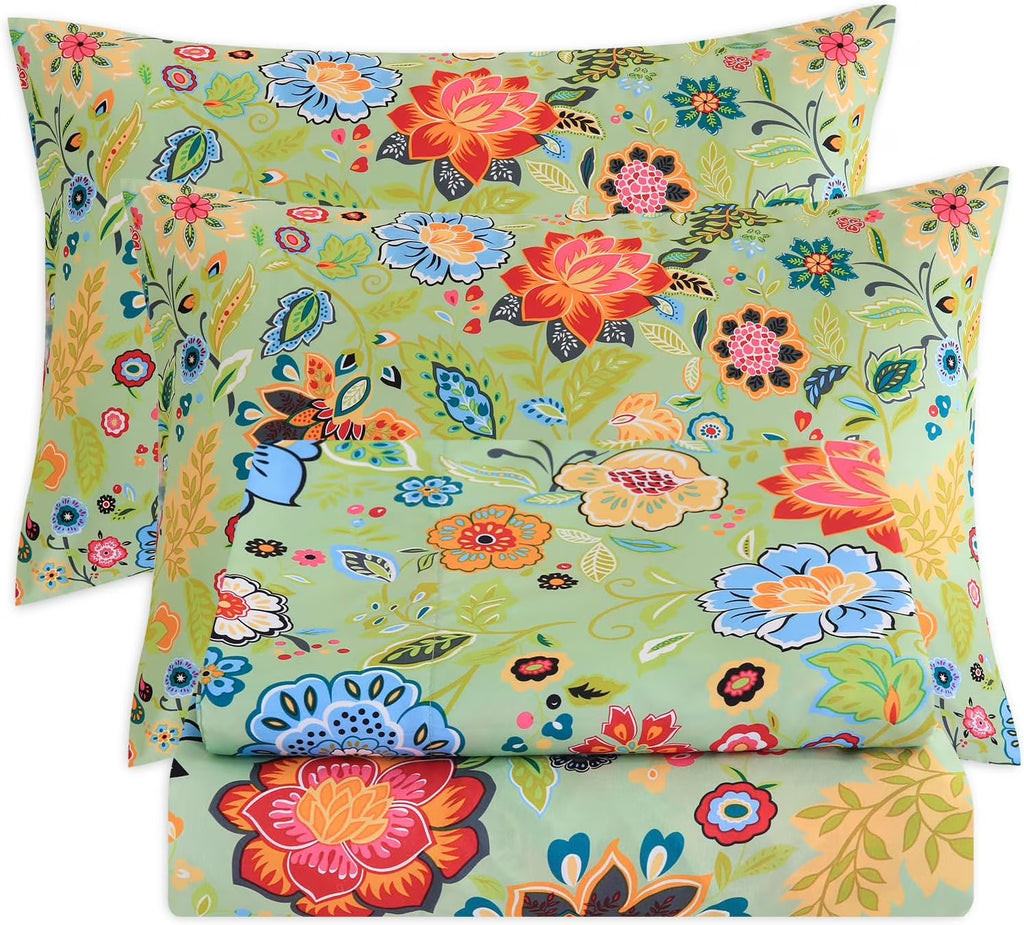 California King 4 Piece Microfiber Sheet Set with Deep Pocket T704