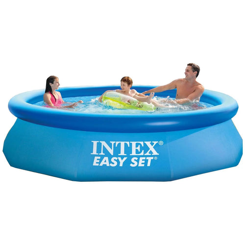10ft x 30in Inflatable Round Swimming Pool & Pump P92419