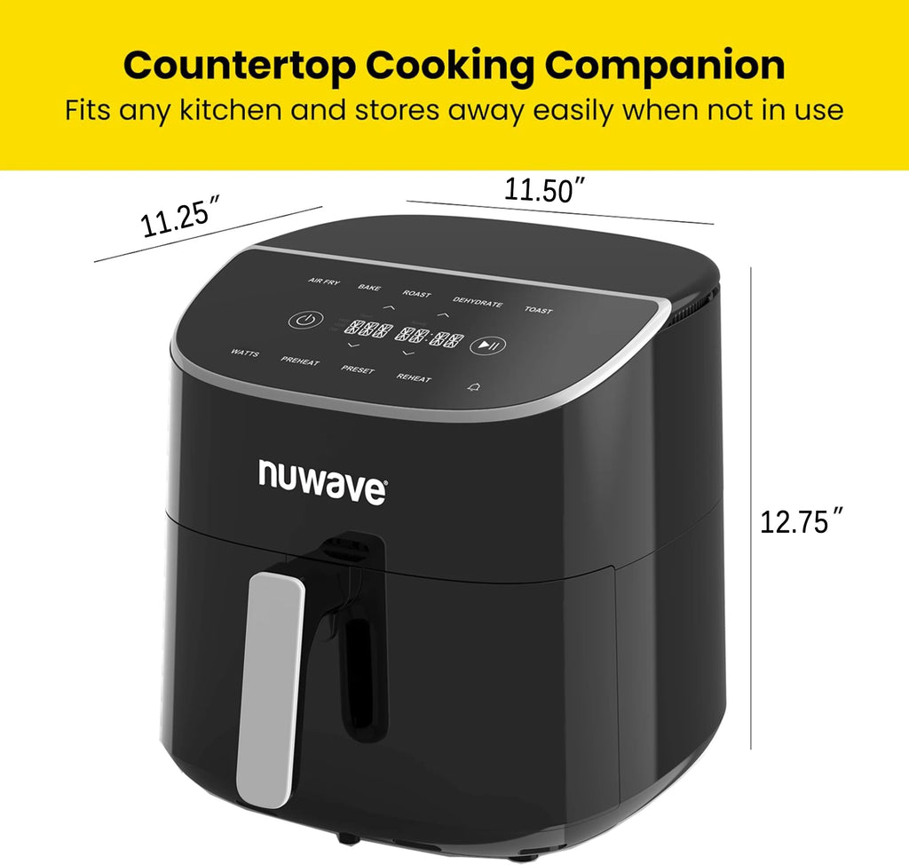 Black 8QT Digital Touchscreen Airfryer I797