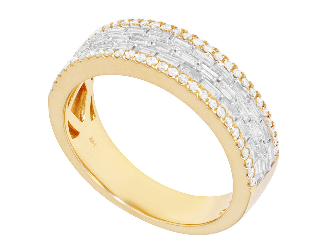 1.2CT Diamond Ring 14k Yellow Gold U743999