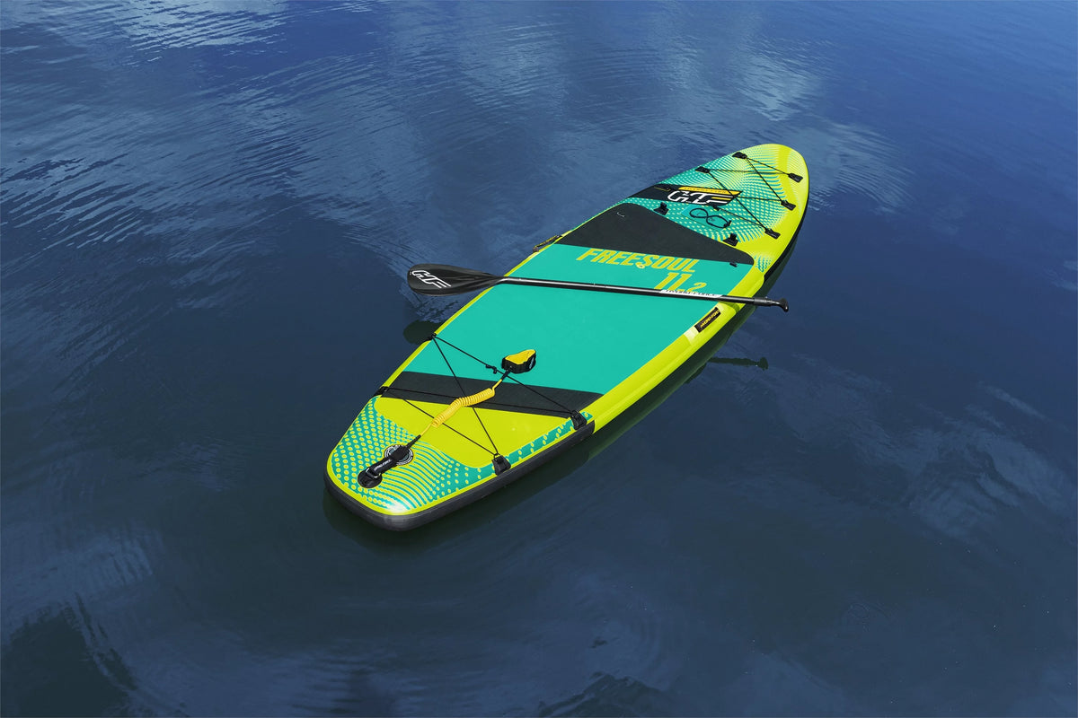 Convertible Stand-up Paddleboard and Inflatable Kayak Set N552