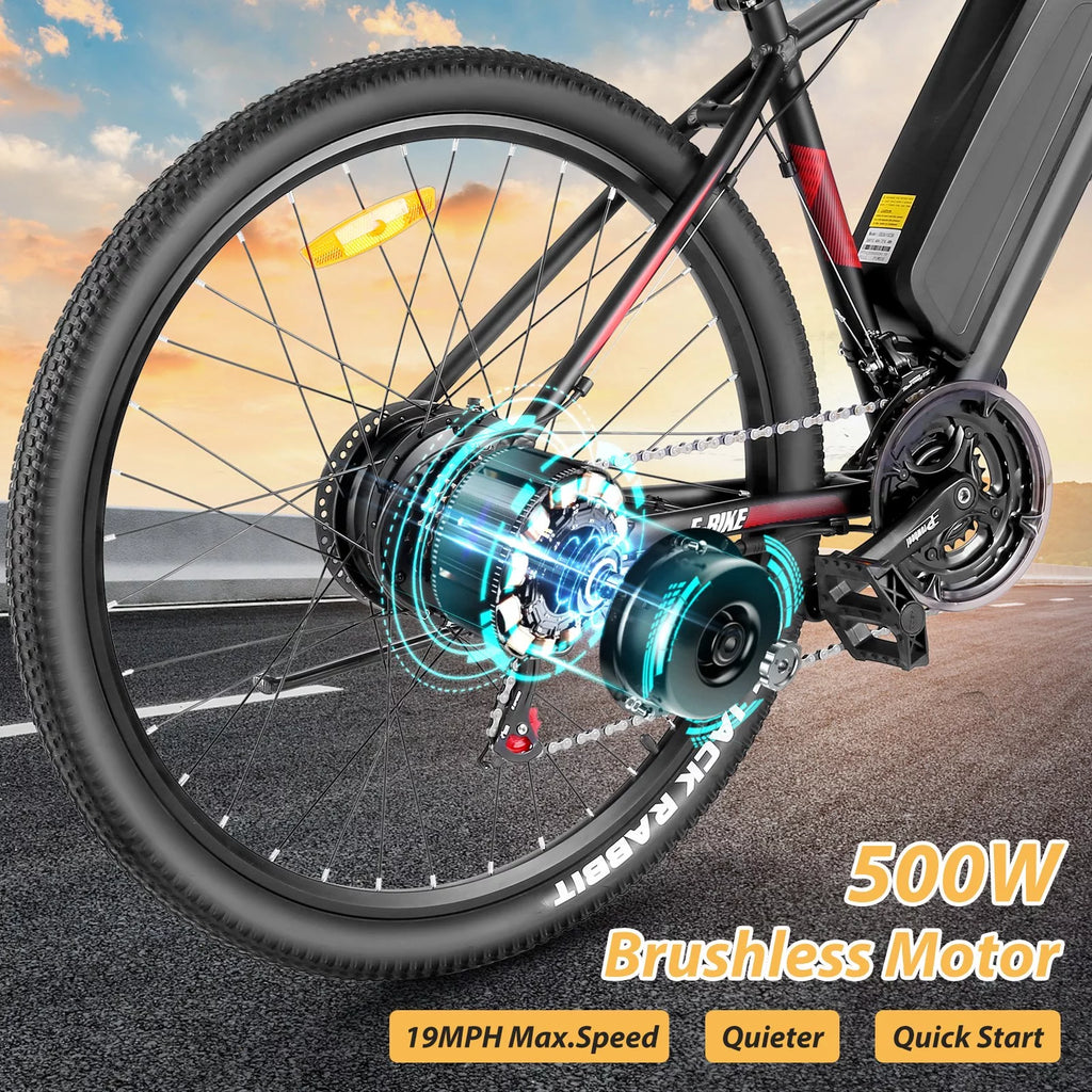 500W 21-Speed 27.5" Electric Mountain Bike L860543